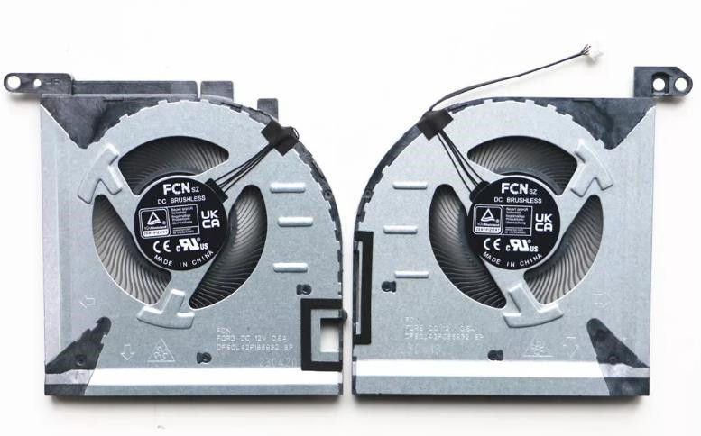 CPU+GPU-Lüfter 12V 2023 für Lenovo FQR3 DFSCL42P165932 FQR5 DFSCL42P065932 BAPA0907R2HY003 BAPA0907R2HY002